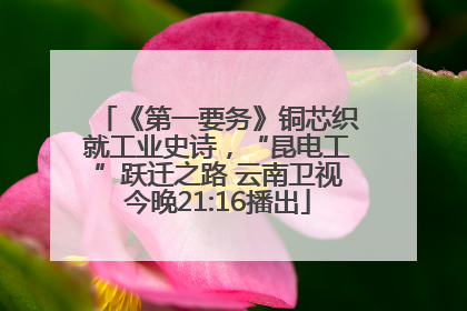 《第一要务》铜芯织就工业史诗，“昆电工”跃迁之路 云南卫视今晚21:16播出