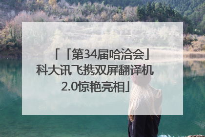 「第34届哈洽会」科大讯飞携双屏翻译机2.0惊艳亮相