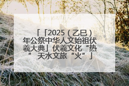 「2025（乙巳）年公祭中华人文始祖伏羲大典」伏羲文化“热” 天水文旅“火”