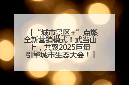 “城市景区+”点燃全新营销模式！武当山上，共聚2025巨量引擎城市生态大会！