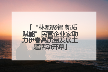 “林都聚智 新质赋能”民营企业家助力伊春高质量发展主题活动开幕