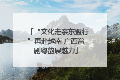 “文化走亲东盟行”再赴越南 广西邕剧粤韵展魅力