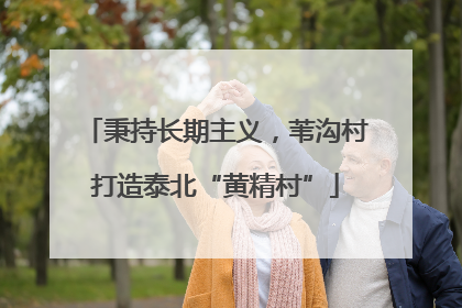 秉持长期主义，苇沟村打造泰北“黄精村”
