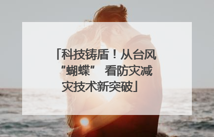 科技铸盾！从台风“蝴蝶” 看防灾减灾技术新突破