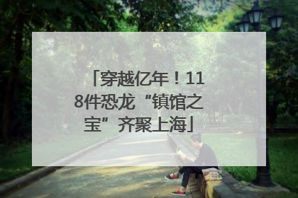 穿越亿年！118件恐龙“镇馆之宝”齐聚上海