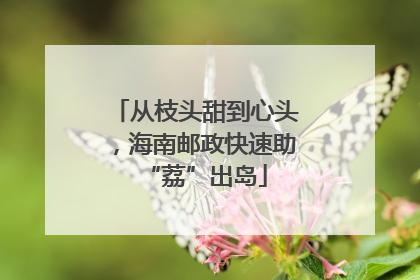 从枝头甜到心头，海南邮政快速助“荔”出岛