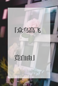 众鸟高飞竞自由