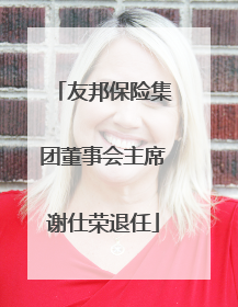 友邦保险集团董事会主席谢仕荣退任