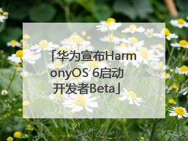 华为宣布HarmonyOS 6启动开发者Beta