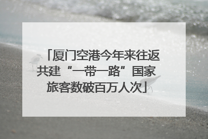 厦门空港今年来往返共建“一带一路”国家旅客数破百万人次