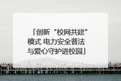 创新“校网共建”模式 电力安全普法与爱心守护进校园