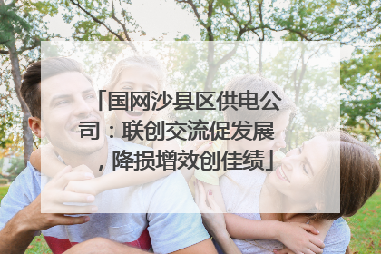 国网沙县区供电公司：联创交流促发展，降损增效创佳绩