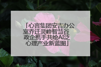 心言集团安吉办公室乔迁灵峰智慧谷 政企携手共绘AI泛心理产业新蓝图
