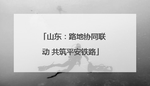 山东：路地协同联动 共筑平安铁路