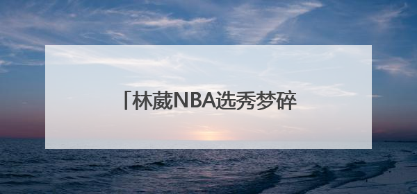 林葳NBA选秀梦碎，不论结局“走出去”就是珍贵的成长经历