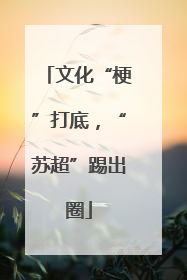 文化“梗”打底，“苏超”踢出圈