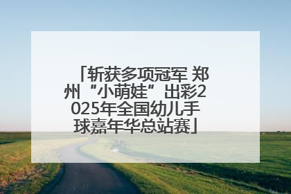 斩获多项冠军 郑州“小萌娃”出彩2025年全国幼儿手球嘉年华总站赛
