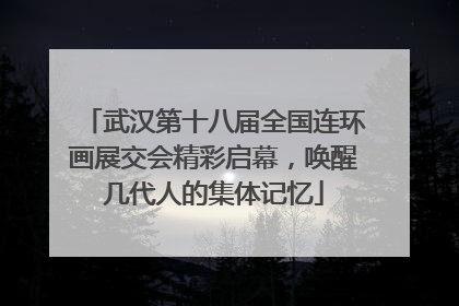 武汉第十八届全国连环画展交会精彩启幕，唤醒几代人的集体记忆
