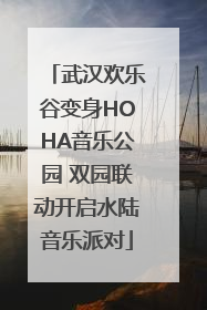 武汉欢乐谷变身HOHA音乐公园 双园联动开启水陆音乐派对