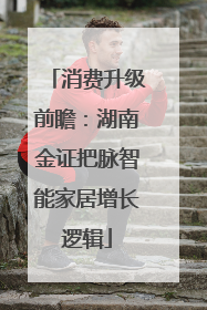 消费升级前瞻：湖南金证把脉智能家居增长逻辑