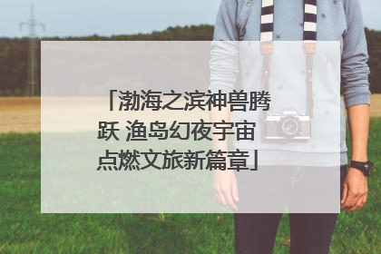 渤海之滨神兽腾跃 渔岛幻夜宇宙点燃文旅新篇章