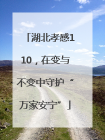 湖北孝感110，在变与不变中守护“万家安宁”