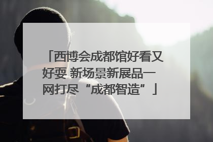 西博会成都馆好看又好耍 新场景新展品一网打尽“成都智造”