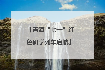 青海“七一”红色研学列车启航
