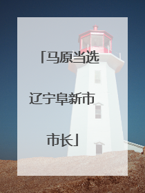 马原当选辽宁阜新市市长