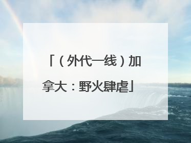 （外代一线）加拿大：野火肆虐