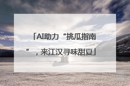 AI助力“挑瓜指南”，来江汉寻味甜夏